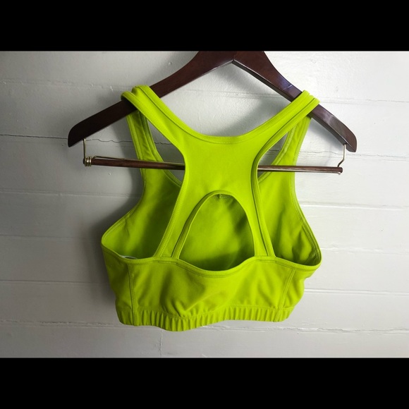 Vintage Nike lime Green Sports bra - Picture 2 of 6